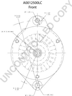 Prestolite Electric A0012500LC - Ģenerators adetalas.lv