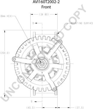 Prestolite Electric AVI160T2002-2 - Ģenerators adetalas.lv