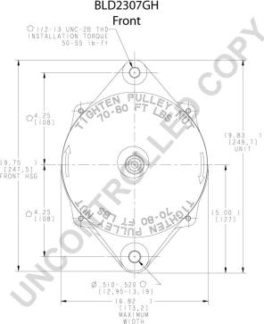 Prestolite Electric BLD2307GH - Ģenerators adetalas.lv