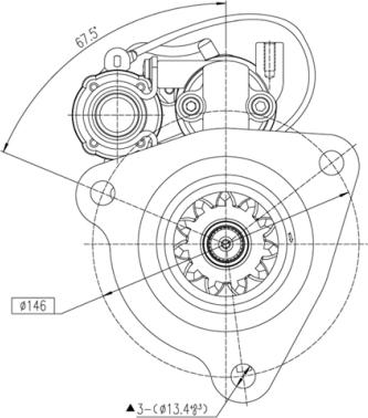 Prestolite Electric M90R3547SE - Starteris adetalas.lv