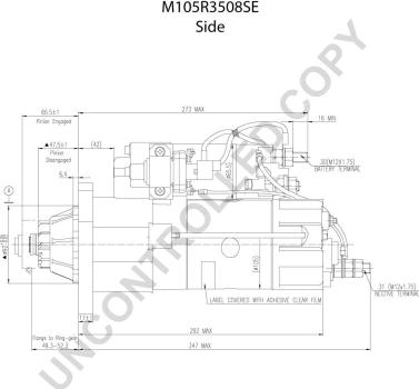 Prestolite Electric M105R3508SE - Starteris adetalas.lv