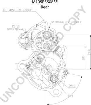 Prestolite Electric M105R3508SE - Starteris adetalas.lv