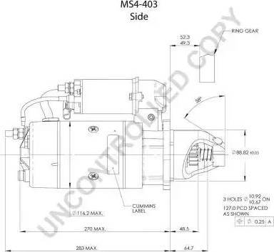 Prestolite Electric MS4-500A - Starteris adetalas.lv