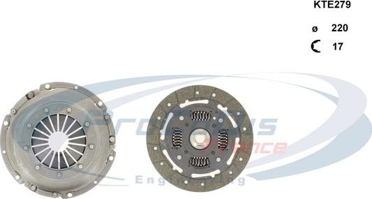 Procodis France KTE279 - Sajūga komplekts adetalas.lv