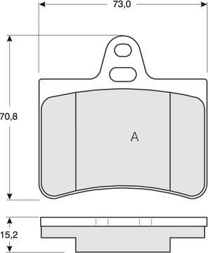 HELLA 530032755 - Bremžu uzliku kompl., Disku bremzes adetalas.lv