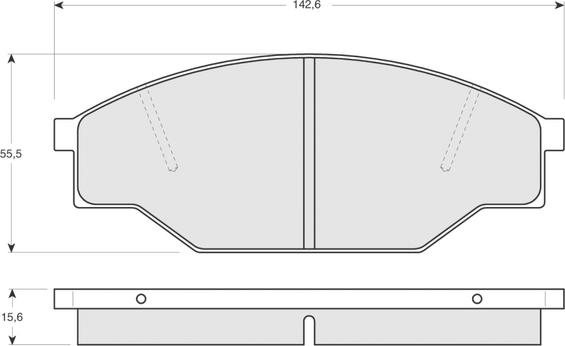 Holden 04 466 320 10 - Bremžu uzliku kompl., Disku bremzes adetalas.lv