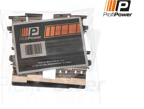 ProfiPower 9B1083 - Piederumu komplekts, Disku bremžu uzlikas adetalas.lv