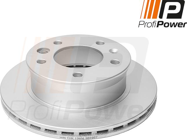 ProfiPower 3B1027 - Bremžu diski adetalas.lv