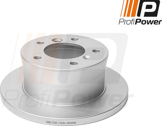ProfiPower 3B2056 - Bremžu diski adetalas.lv