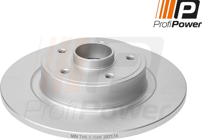 ProfiPower 3B2174 - Bremžu diski adetalas.lv