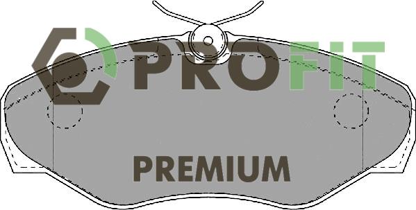 Profit 5005-1515 - Bremžu uzliku kompl., Disku bremzes adetalas.lv