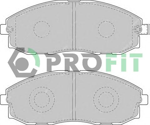 Profit 5000-1498 - Bremžu uzliku kompl., Disku bremzes adetalas.lv