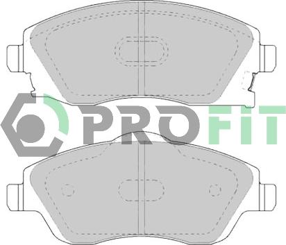 Profit 5000-1424 - Bremžu uzliku kompl., Disku bremzes adetalas.lv