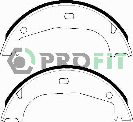 Profit 5001-0546 - Bremžu loku komplekts adetalas.lv