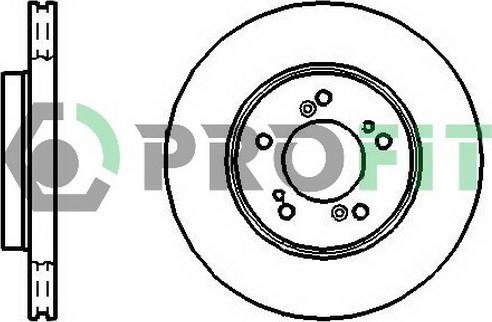 Profit 5010-0829 - Bremžu diski adetalas.lv