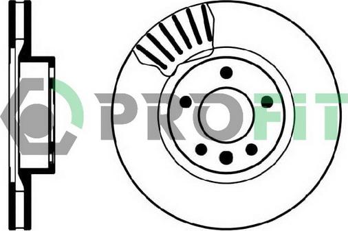 Profit 5010-0330 - Bremžu diski adetalas.lv