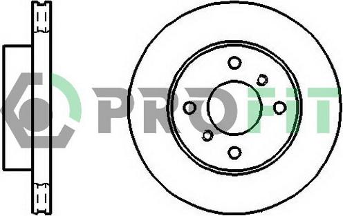Profit 5010-0260 - Bremžu diski adetalas.lv