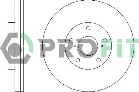 Profit 5010-1446 - Bremžu diski adetalas.lv