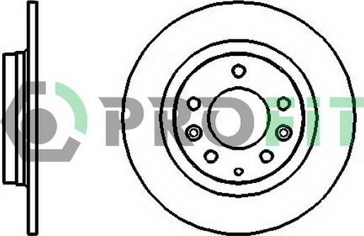 Kavo Parts 38441 - Bremžu diski adetalas.lv