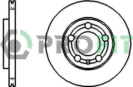 Profit 5010-1164 - Bremžu diski adetalas.lv