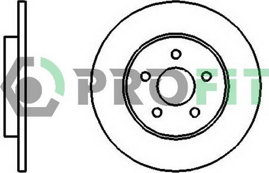 Profit 5010-1126 - Bremžu diski adetalas.lv