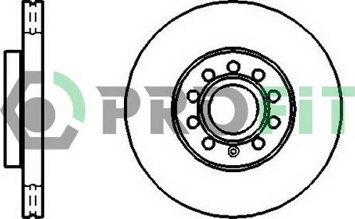 Profit 5010-1218 - Bremžu diski adetalas.lv
