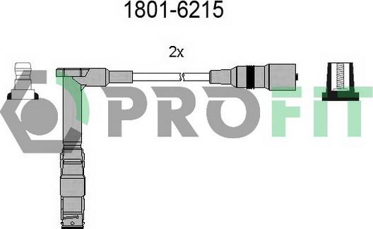 Profit 1801-6215 - Augstsprieguma vadu komplekts adetalas.lv
