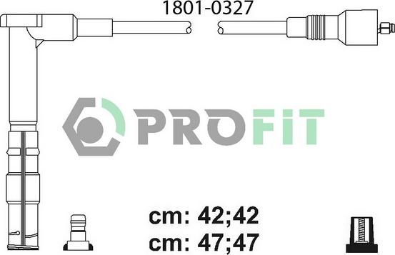 Profit 1801-0327 - Augstsprieguma vadu komplekts adetalas.lv