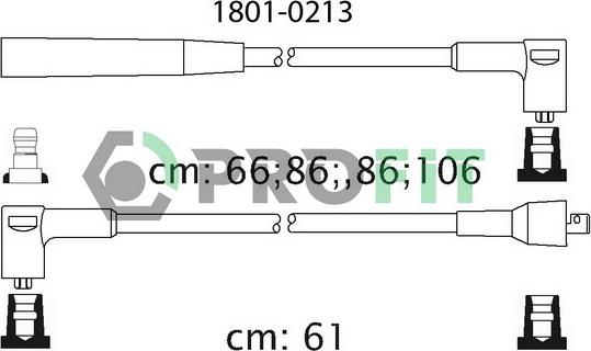 Profit 1801-0213 - Augstsprieguma vadu komplekts adetalas.lv