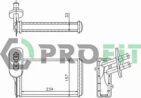 Profit PR 9537N1 - Siltummainis, Salona apsilde adetalas.lv