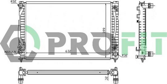 Profit PR 0014A3 - Radiators, Motora dzesēšanas sistēma adetalas.lv