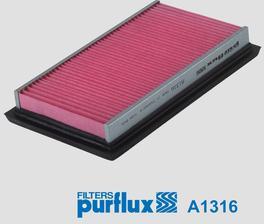 Purflux A1316 - Gaisa filtrs adetalas.lv