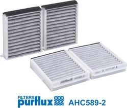 Purflux AHC589-2 - Filtrs, Salona telpas gaiss adetalas.lv