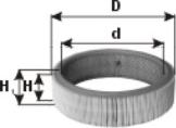 PZL Filters WA20230 - Gaisa filtrs adetalas.lv