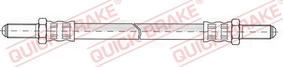 QUICK BRAKE 44.015 - Bremžu šļūtene adetalas.lv