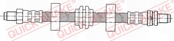 QUICK BRAKE 42.913 - Bremžu šļūtene adetalas.lv