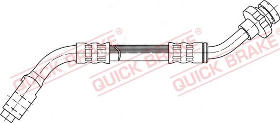 QUICK BRAKE 50.023 - Bremžu šļūtene adetalas.lv