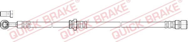 QUICK BRAKE 50.851X - Bremžu šļūtene adetalas.lv