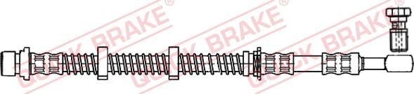 QUICK BRAKE 58.960X - Bremžu šļūtene adetalas.lv