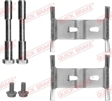 QUICK BRAKE 1091658 - Piederumu komplekts, Disku bremžu uzlikas adetalas.lv