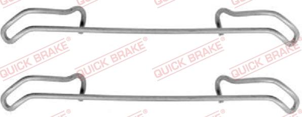 QUICK BRAKE 1091056 - Piederumu komplekts, Disku bremžu uzlikas adetalas.lv