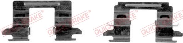 QUICK BRAKE 109-1841R-1 - Piederumu komplekts, Disku bremžu uzlikas adetalas.lv