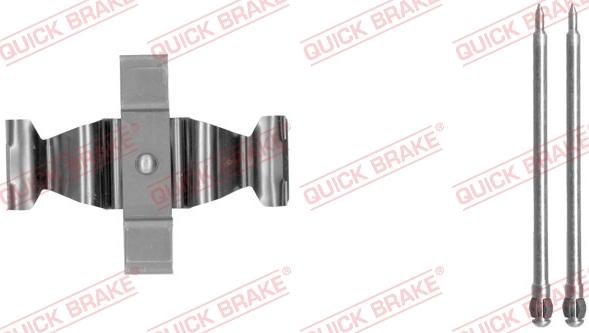 QUICK BRAKE 109-1803-1 - Piederumu komplekts, Disku bremžu uzlikas adetalas.lv