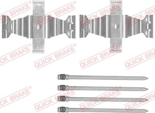 QUICK BRAKE 1091829 - Piederumu komplekts, Disku bremžu uzlikas adetalas.lv