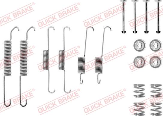 QUICK BRAKE 105-0590 - Piederumu komplekts, Bremžu loki adetalas.lv