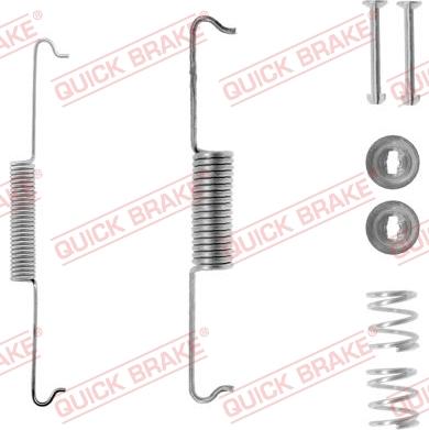 QUICK BRAKE 105-0521-1 - Piederumu komplekts, Bremžu loki adetalas.lv