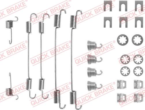 QUICK BRAKE 105-0656 - Piederumu komplekts, Bremžu loki adetalas.lv