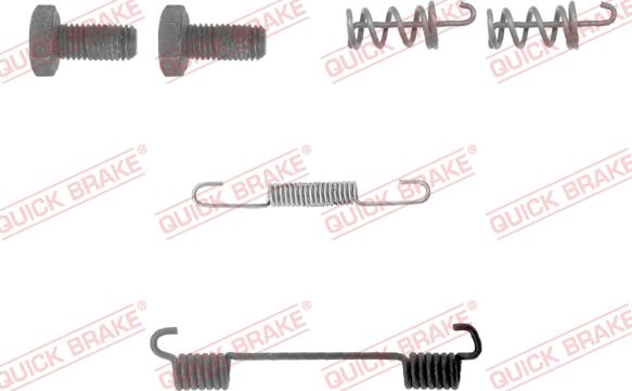 QUICK BRAKE 105-0622-1 - Piederumu komplekts, Stāvbremzes mehānisma bremžu loks adetalas.lv