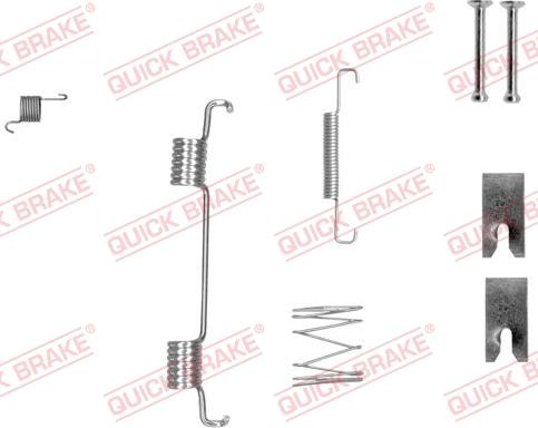 QUICK BRAKE 105-0023-1L - Piederumu komplekts, Stāvbremzes mehānisma bremžu loks adetalas.lv