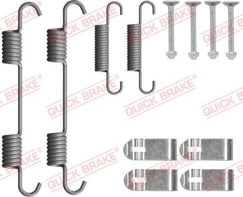 QUICK BRAKE 105-0078 - Piederumu komplekts, Stāvbremzes mehānisma bremžu loks adetalas.lv